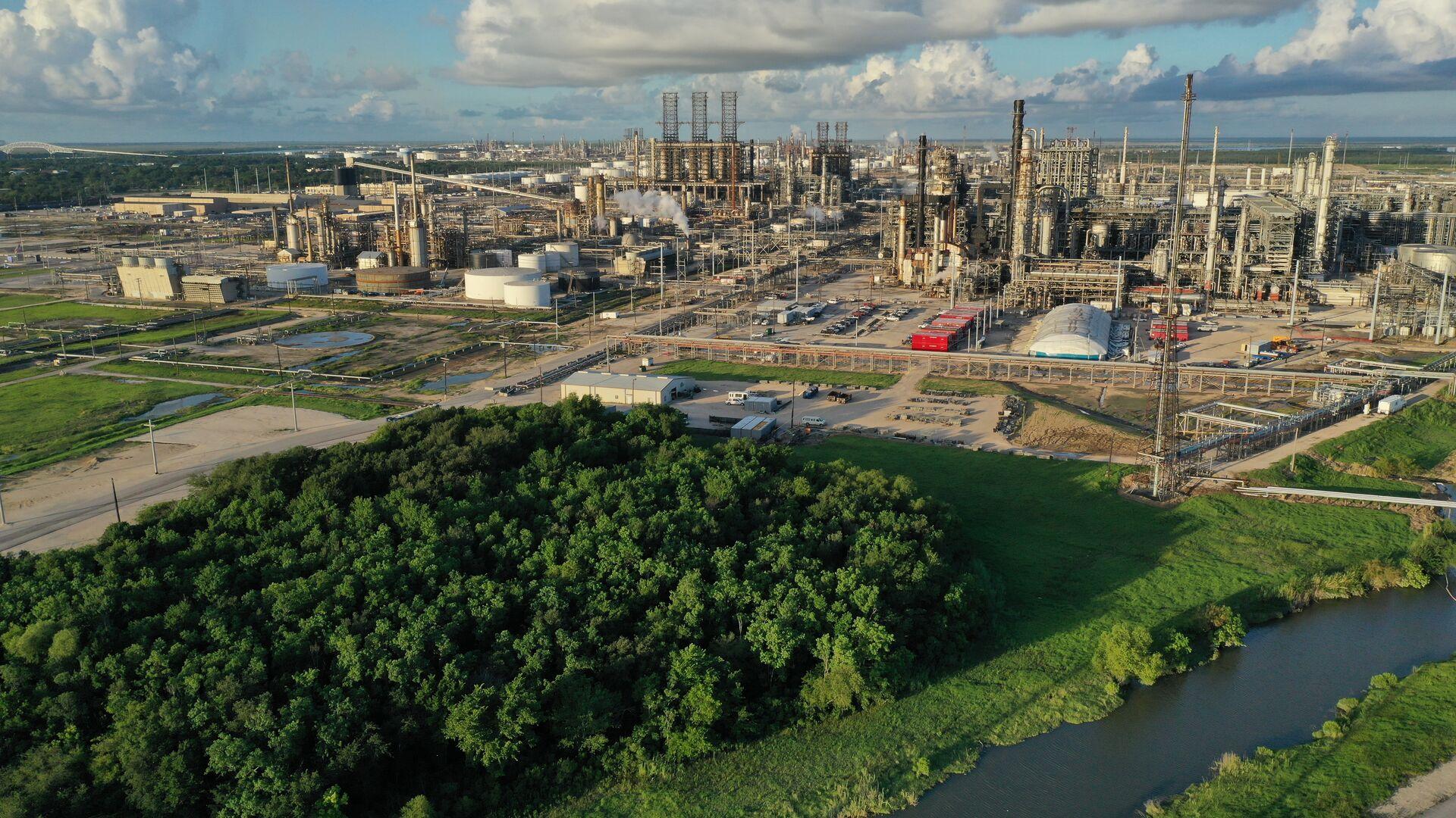 An aerial of the Port Arthur Manufacturing Complex